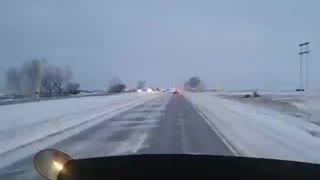 Accident HWY 1 Moose Jaw Sk Canada