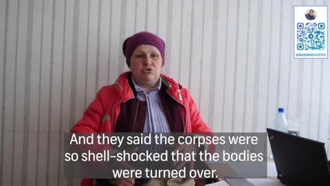 Anna , tells the Ukrainian military was hiding behind civilians.