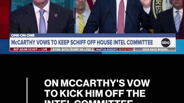 ON MCCARTHY'S VOWTO KICK HIM OFF THEINTEL COMMITTEE,