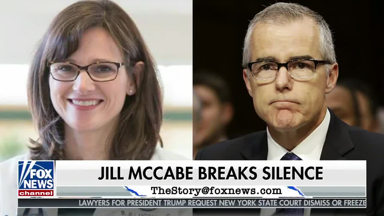 Andrew McCabe's wife slams President Donald Trump in sob story op-ed