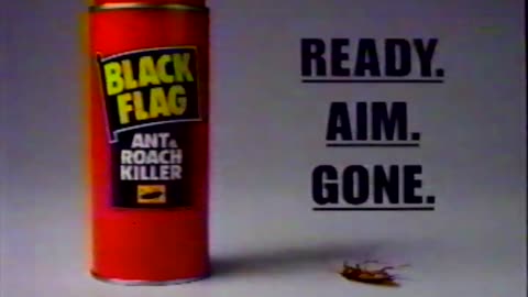 Vintage Black Flag Commercial Ad from 1996