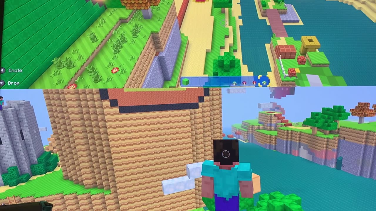 minecraft gameplay mario steve and alex greeny cool dudes