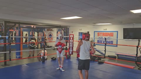 Joey sparring Pat. 7/13/23