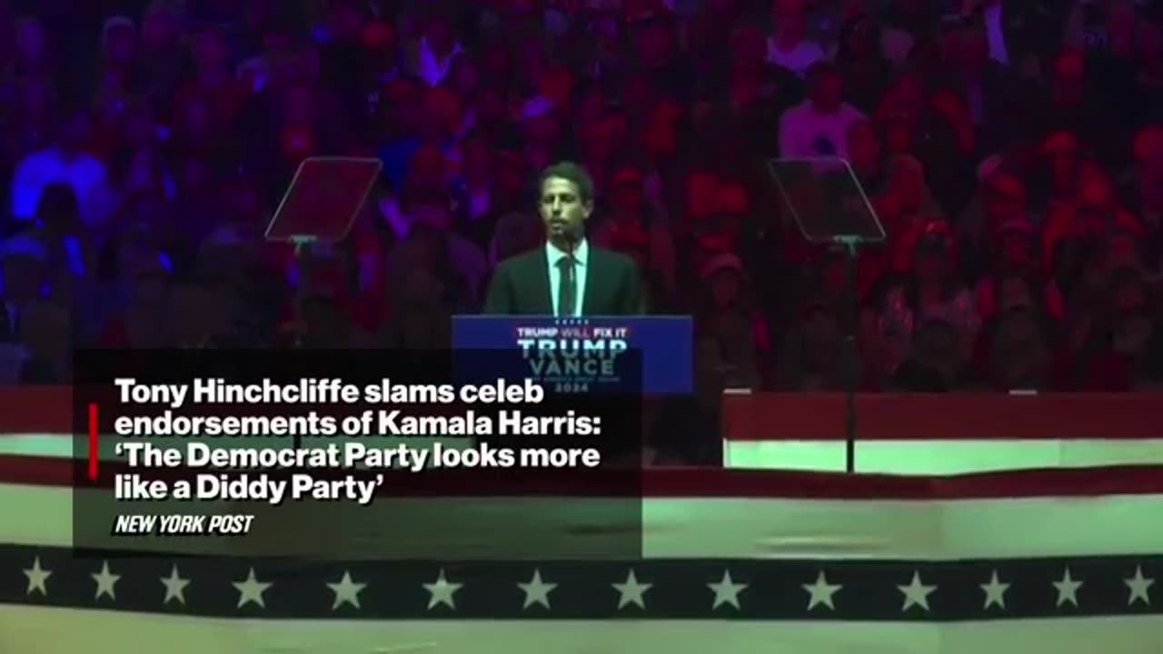 MAGA Comedian Roasts Celebs Endorsing Harris