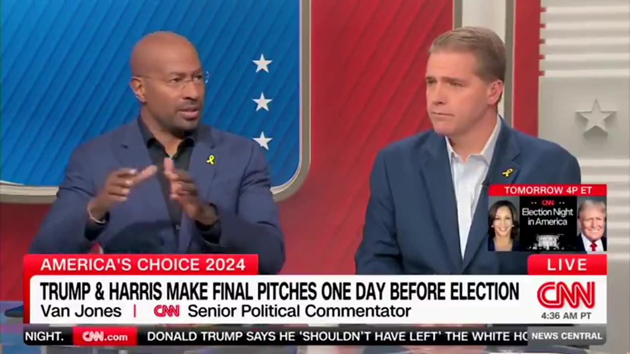 CNN's Van Jones says he is "nervous and worried" about Kamala Harris' chances in Pennsylvania.