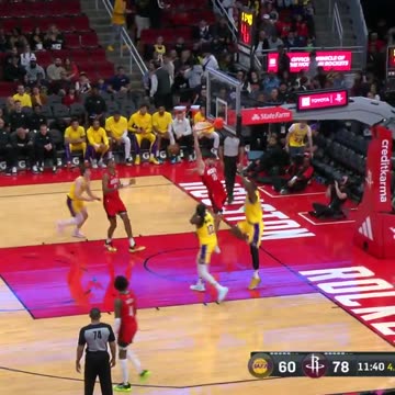 NBA - Sengun elevates off the roll for the EMPHATIC jam! Lakers-Rockets