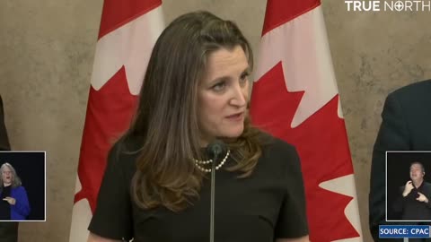 Chrystia Freeland says Canada has started freezing bank accounts of donors to the Freedom Convoy