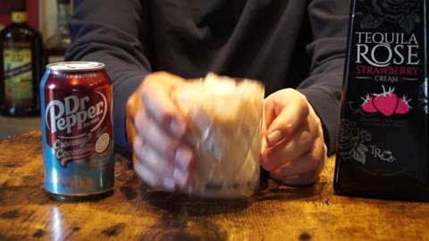 Tequila Rose Strawberry Cream & Dr Pepper Creamy Coconut