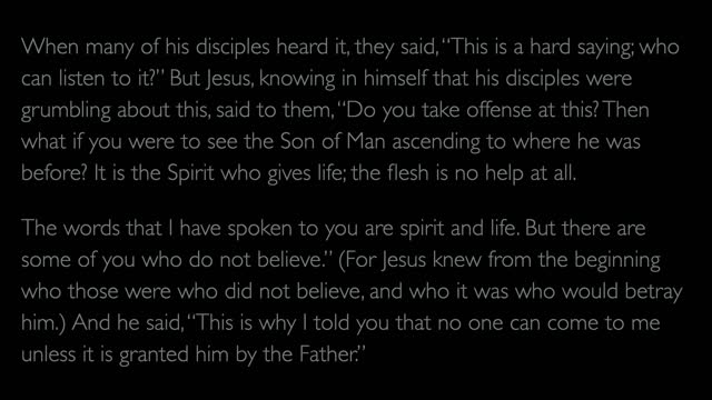 The Gospel of John - Chapter 6