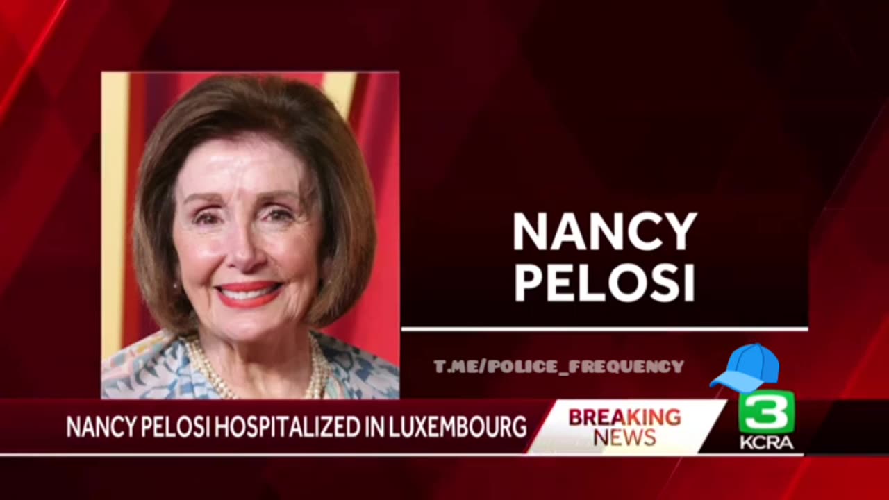 Nancy Pelosi hospitalized in Luxembourg after injury.