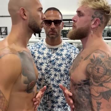 Jake Paul Faces Off Against Andrew Tate *NEW*