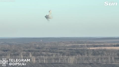 Russian attack helicopter is blown out of the sky