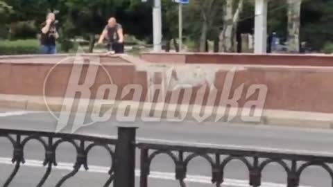 Ostřelování Doněcka všemi typy zbraní od ukrajinských nacistů