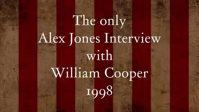 William Cooper on the Alex Jones Show 1998