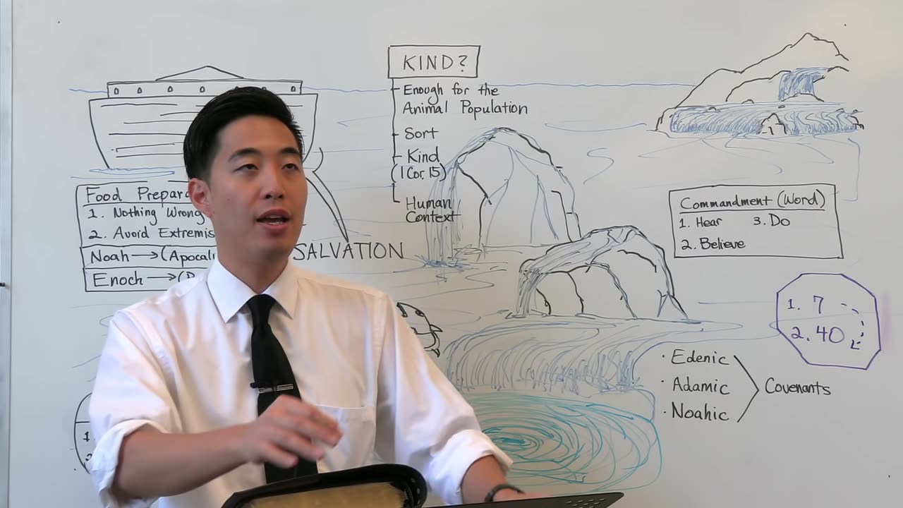 (Dr. Gene Kim) Did the Nephilim Survive Noah's Flood...UNDERWATER? (Genesis 6_17-7_5)