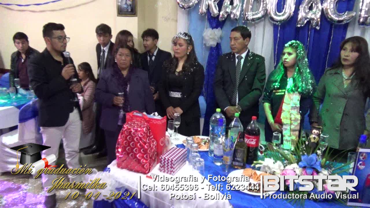 Fiesta de egreso de la señorita Jhasmilka