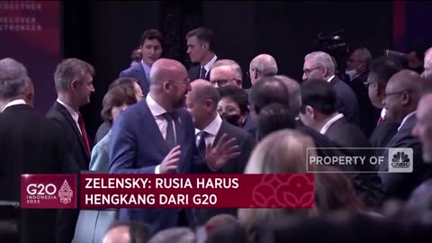 Perkara Rudal, Zelensky ‘Nyinyir’ Rusia Harus Hengkang dari G20