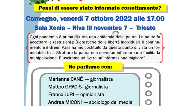 PANDEMIA E (DIS)INFORMAZIONE