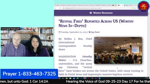 September 25, 2023 Topic: Hearing The Voice of God Day 17 1Corinthians 14:2A - Pastor Chuck Kennedy