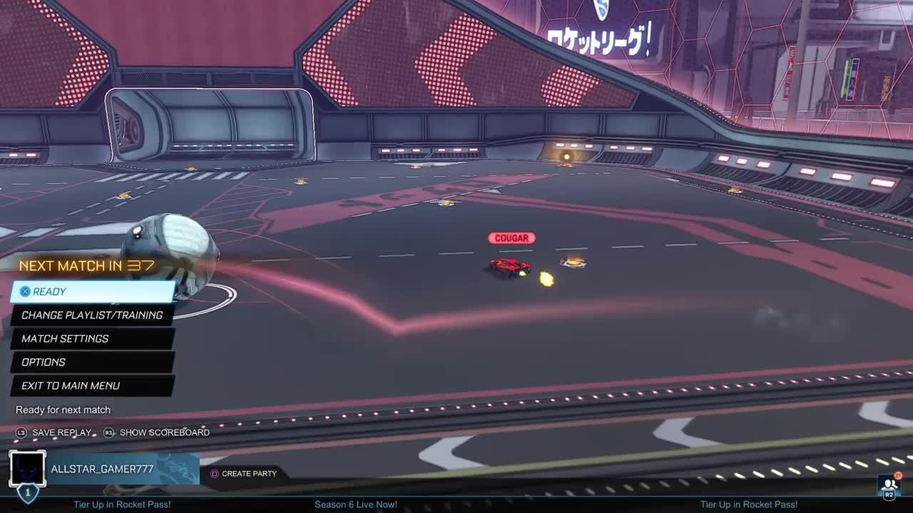Rocket League RLC Match