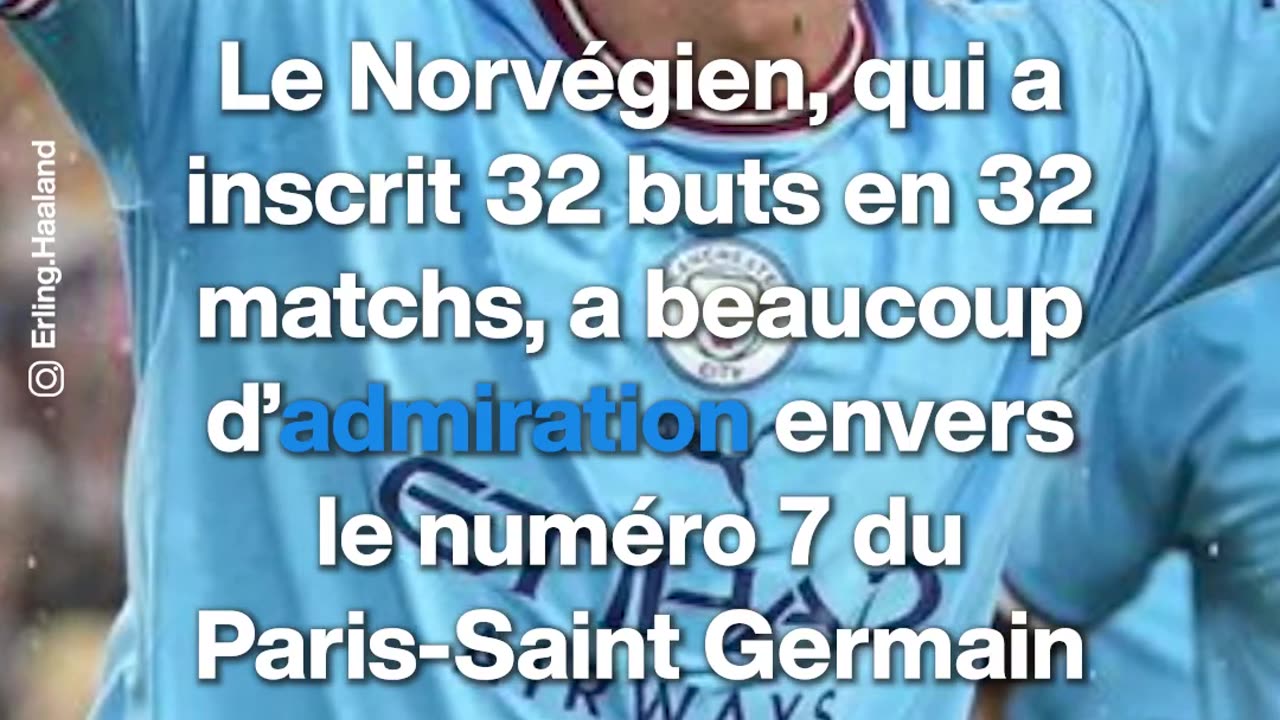 L’incroyable déclaration d’Erling Haaland sur Kylian Mbappé ! 😱 #mbappe #haaland