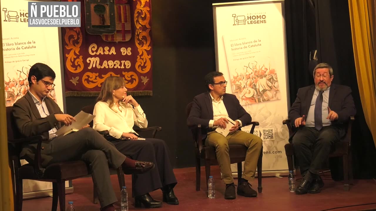 La resistencia catalana presenta su nueva obra "El Libro blanco de la historia de Cataluña"