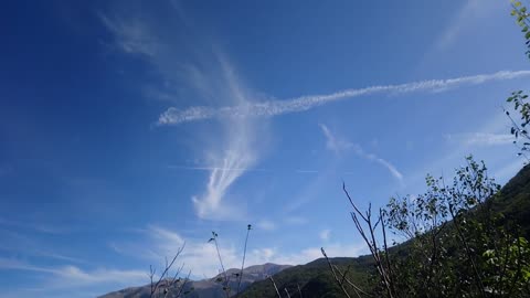 Man made clouds are ugly. Lies are the root of all evil.