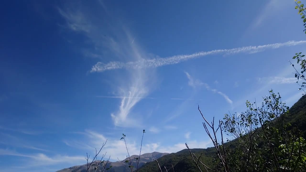 Man made clouds are ugly. Lies are the root of all evil.