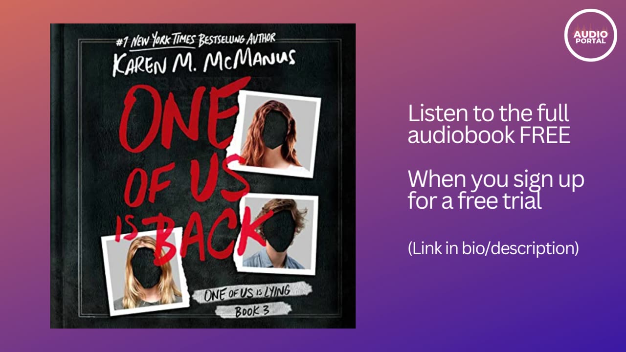 One of Us Is Back Audiobook Summary Karen M McManus