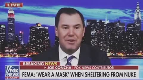 “Don’t forget your mask if there’s a nuke “ ~FEMA