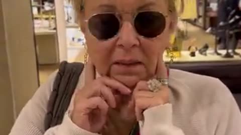 Roseanne Barr - #believeallwomen. #meshoe #bergdorfdressingroom #loosemeat