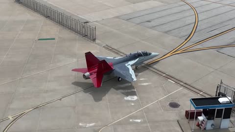 T-7A Red Hawk from the Cockpit