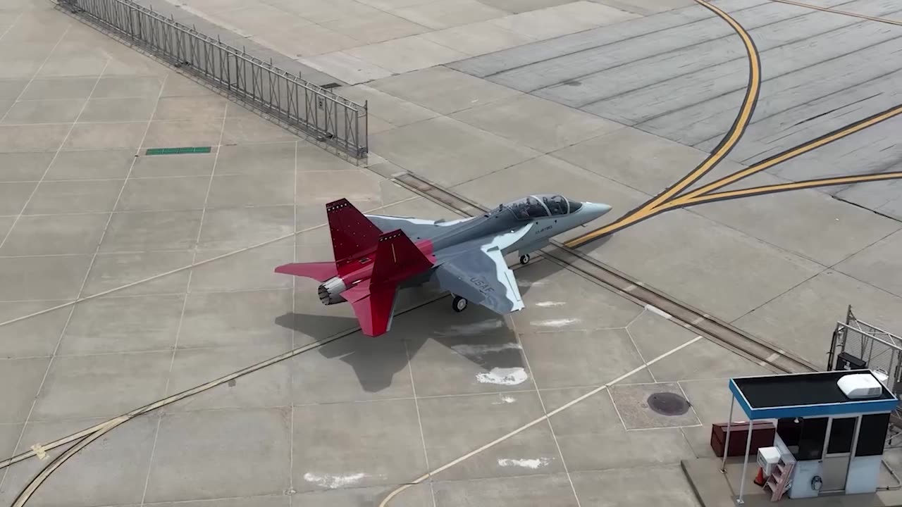 T-7A Red Hawk from the Cockpit