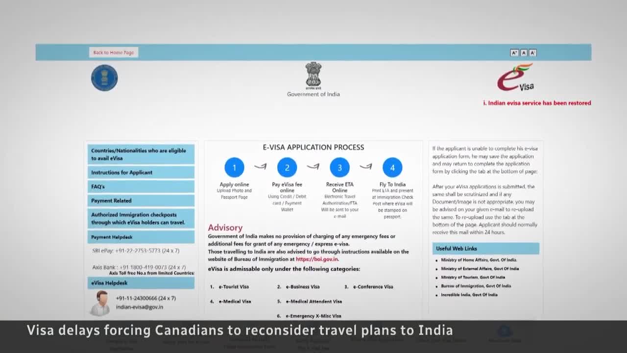 Visa backlogs force Canadians to reconsider trips to India