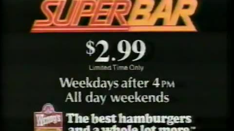 May 8, 1990 - Dave Thomas's SuperBar is $2.99