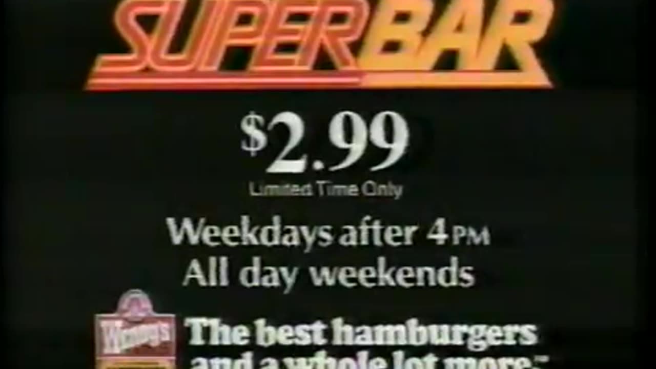 May 8, 1990 - Dave Thomas's SuperBar is $2.99