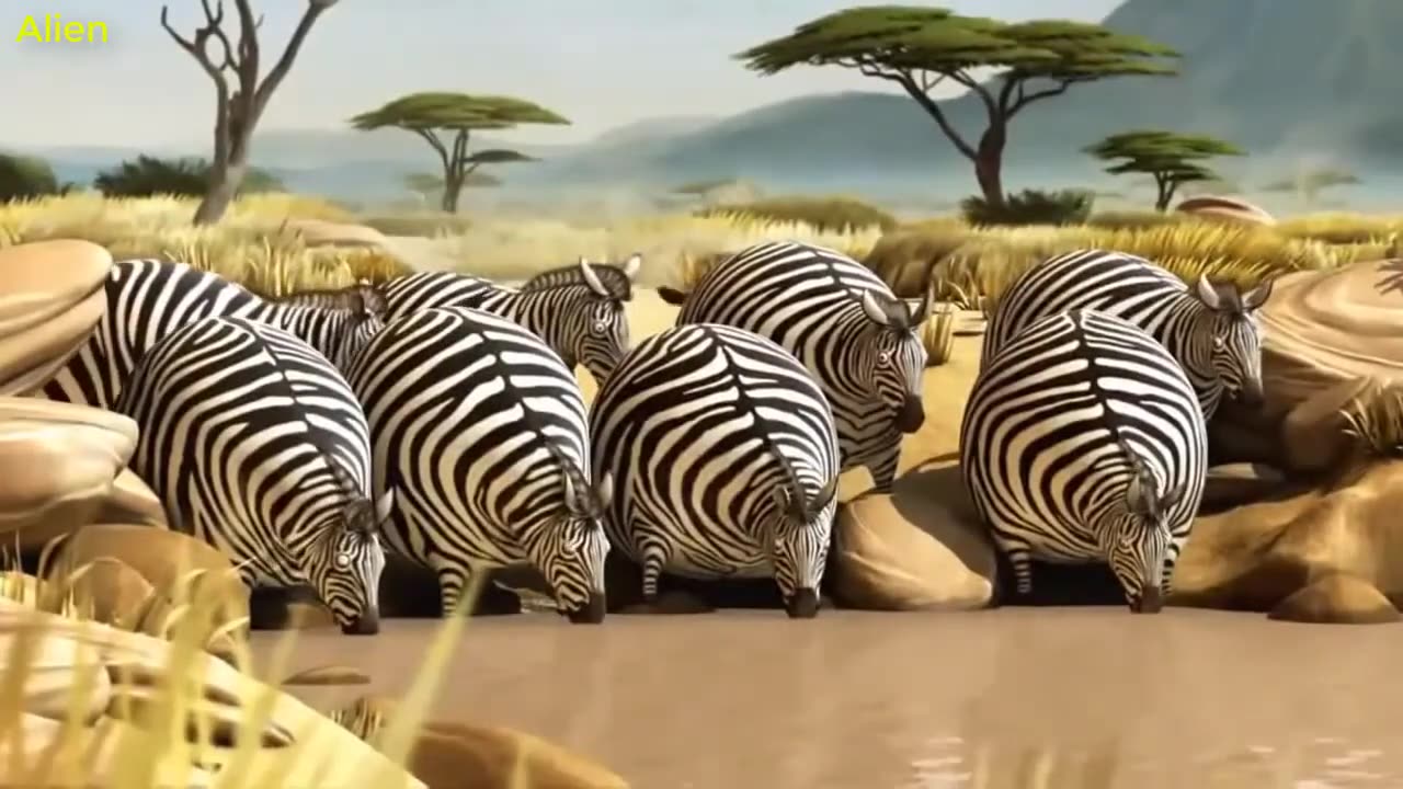 Funny animals animation