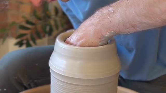 I felt bad about for this one ( #pottery #satisfying #asmr