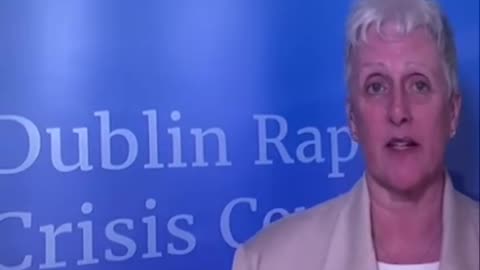 Dublin - Shirley Scott of the Dublin Rape Crisis Centre Collapses