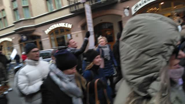 Freedom March in Sweden, Malmoe anti cov-19