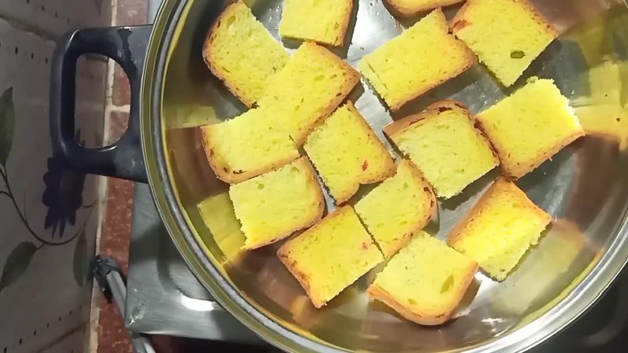 Only bread and milk simple and easy super testy desert recipe cooking by maina.