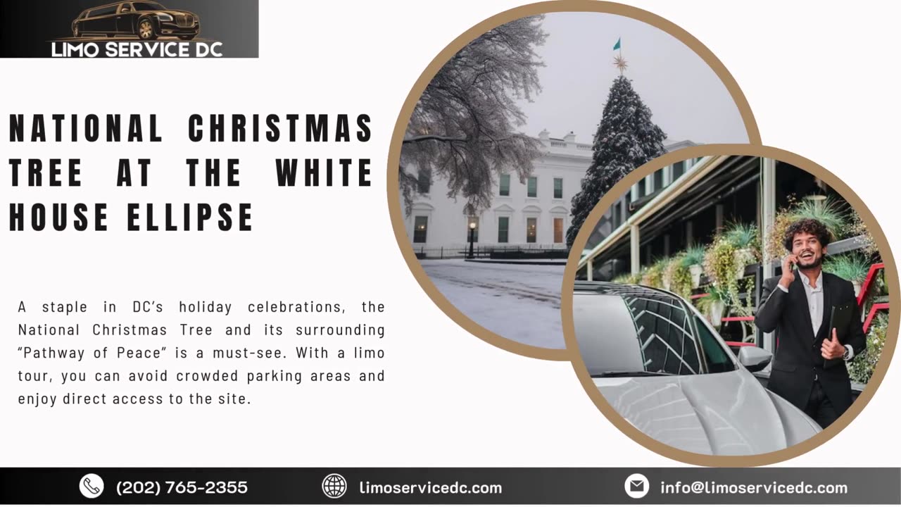 Holiday Lights Limo Tours in DC Experience the Magic of the Season with Limo Service DC