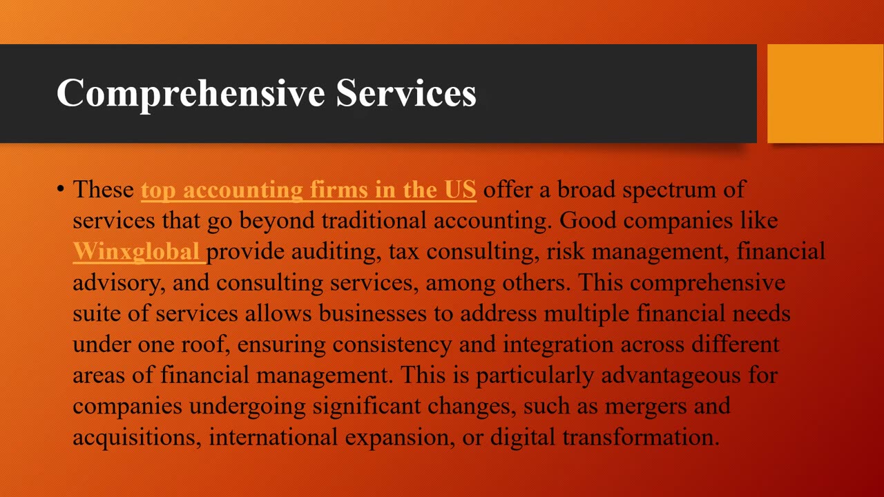 Why choose the Largest Accounting Firms in the US?