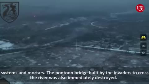 Russians met with artillery after crossing the river and attacking with equipment and infantry