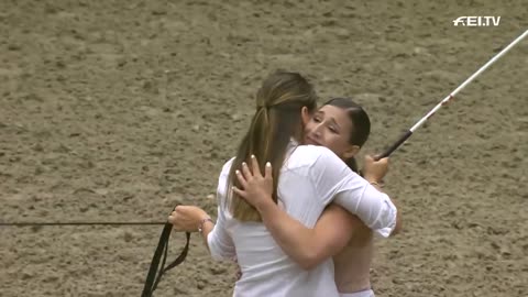 Manon Moutinho is the new WORLD CHAMPION | ECCO FEI World Championships 2022