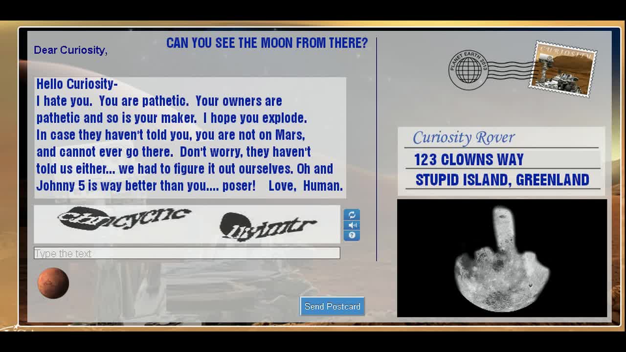NASA SIMULATED MARS ENVIRONMENT