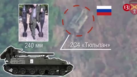 Moment Russian T-72B3M tank, 2S4