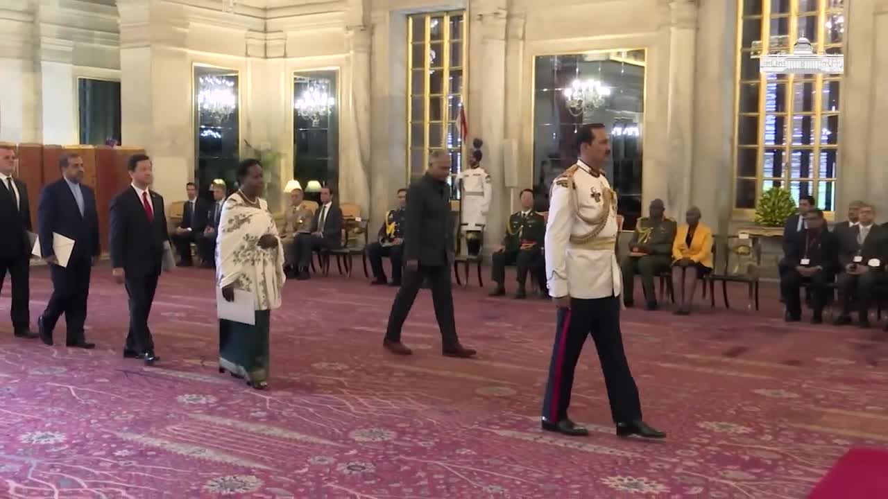 Envoys to Five Nations of President Credentials to the President of India