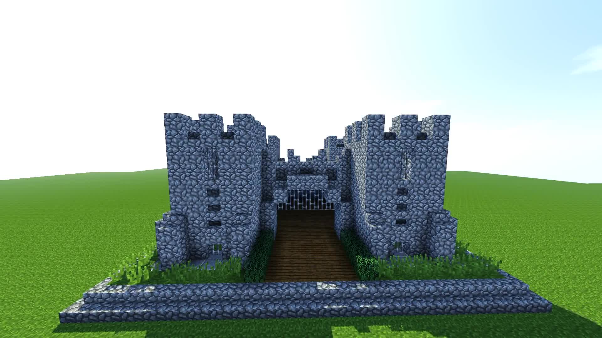 MINECRAFT: How to build a castle! (Tutorial) Survival Castle tutorial ...
