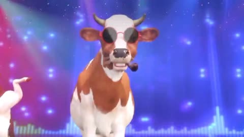 🔥 Get ready to be blown away by the incredible energy of this dancing buffalo! 🐃💃